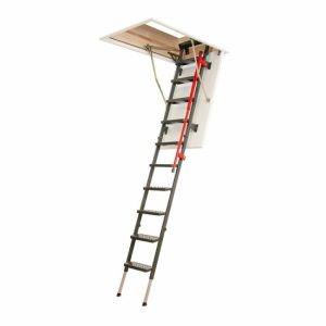 Fakro LML Lux zoldertrap 86x130 cm met een plafondhoogte van 305 cm