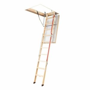 Fakro LWL Extra zoldertrap 70x140 cm met een plafondhoogte van 305 cm